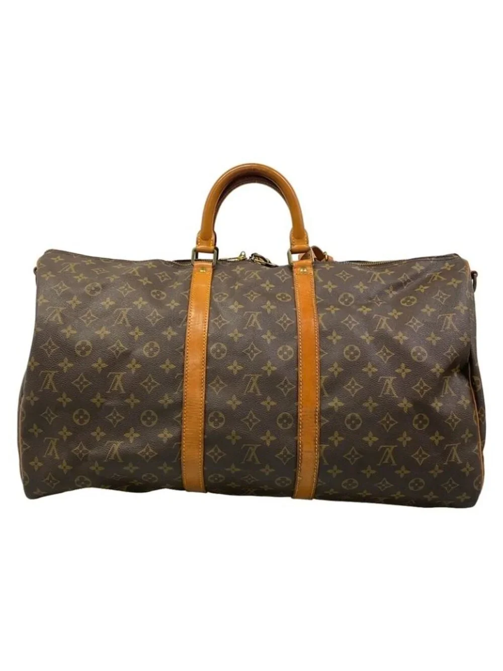 Louis Vuitton Boston Bag Monogram Keepall Bandouliere 55 - Picture 3 of 15